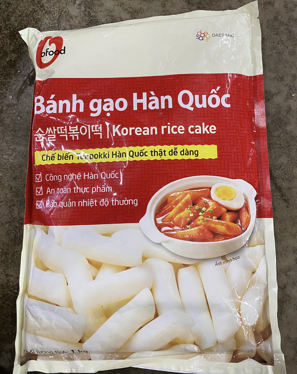 Bánh gạo Hàn Quốc 1 kg
